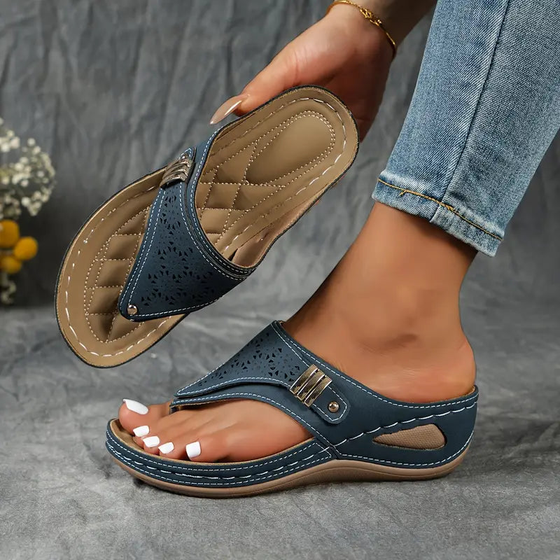 OrthoSole Unterstützender Klassiker Sandalen – Orthopädische Unterstützung und Entlastung, Komfort
