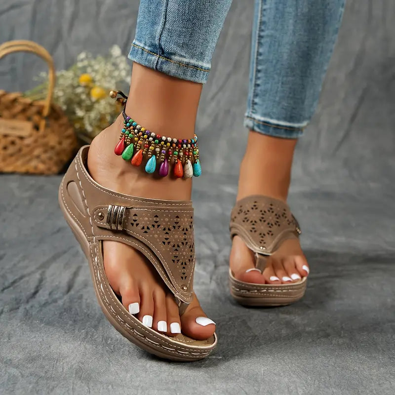 OrthoSole Unterstützender Klassiker Sandalen – Orthopädische Unterstützung und Entlastung, Komfort