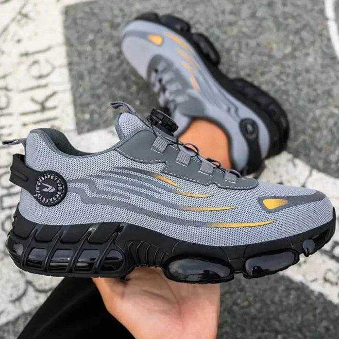 Leichte Sicherheitsschuhe – Damen & Herren Arbeitsschuhe – Ohne Schnürsenkel