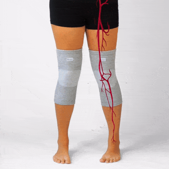 BambooFit Fit Kniebandage – Optimale Kompression und funktionelle Unterstützung – Wohltuend – Hochwertige Bambusfasern