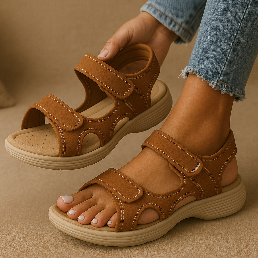 Clara Keilsandalen – Halt und Komfort für Ihre Füße – Orthopädisches Premium-Design 2025