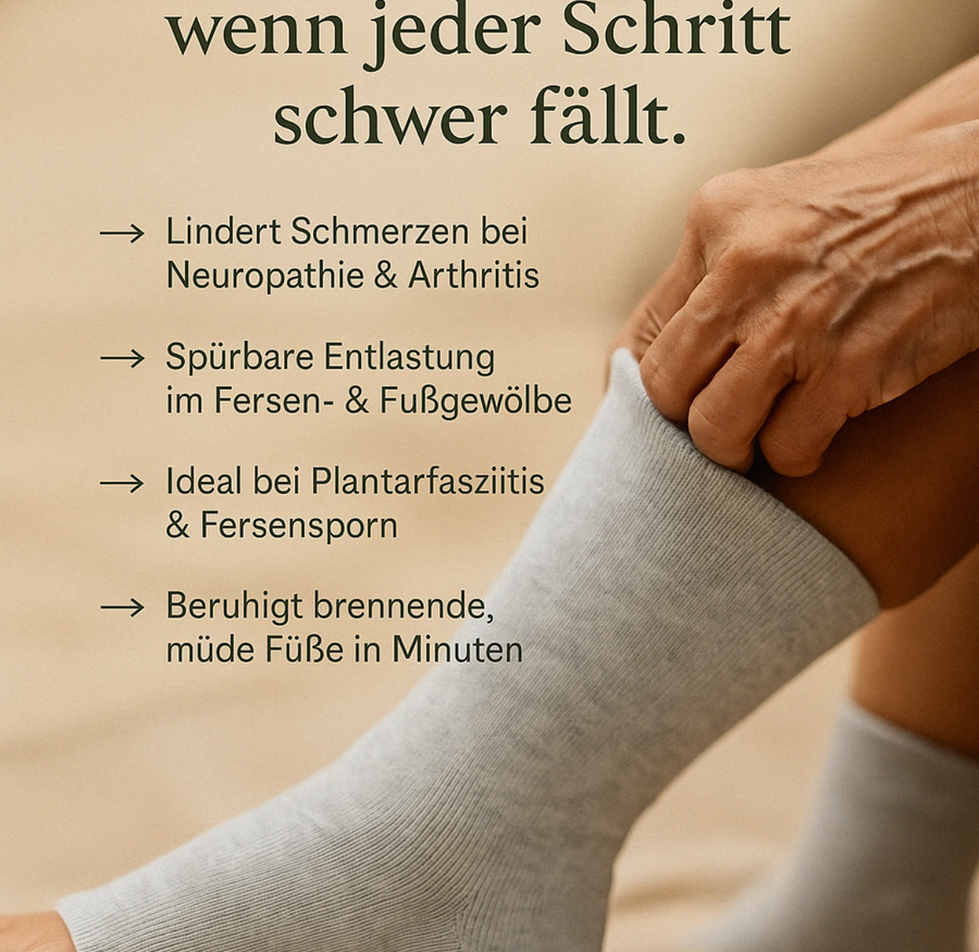 BambooFit Kompressionsstrümpfe – Natürliche Linderung bei schmerzenden Füßen, hochwertige Bambusfasern