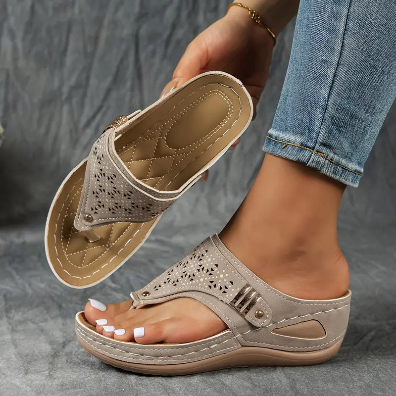 OrthoSole Unterstützender Klassiker Sandalen – Orthopädische Unterstützung und Entlastung, Komfort