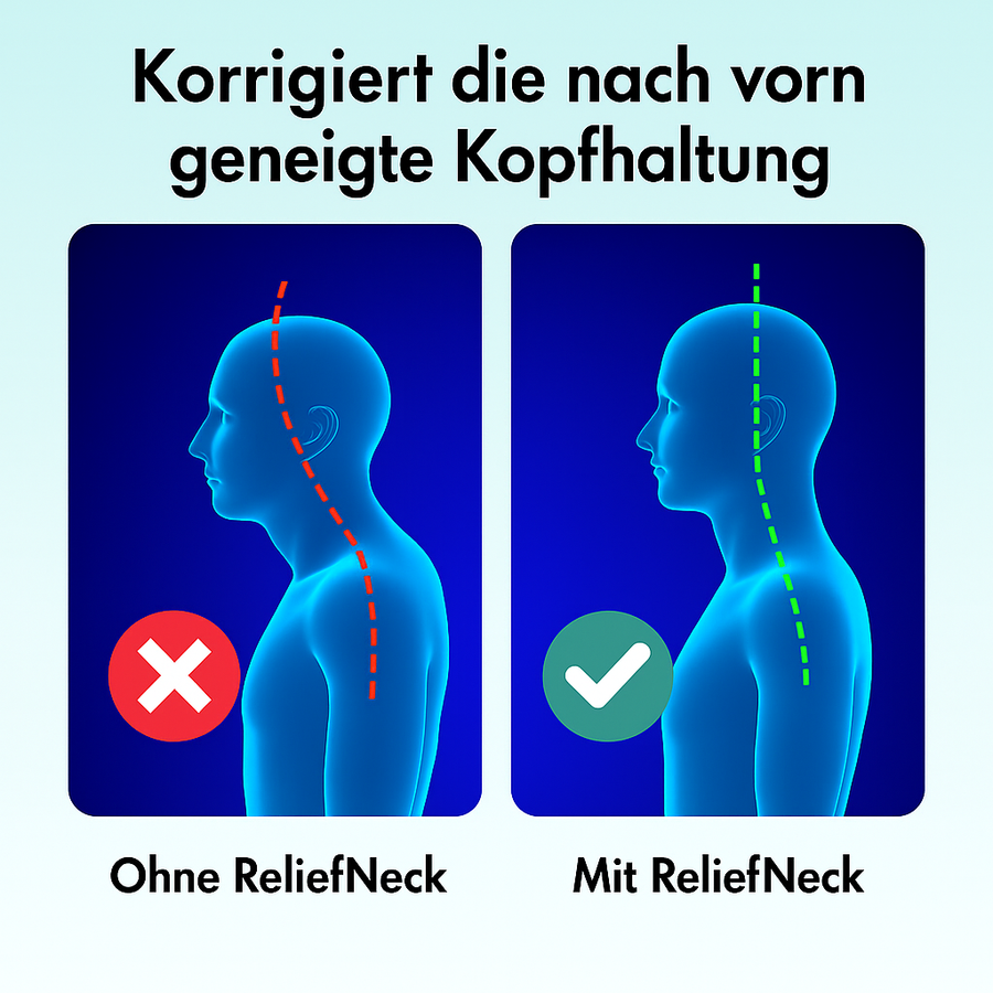 NeckRelief – 3-in-1 Massage, Komfort und Unterstützung für Nacken und oberen Rücken